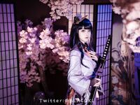 萌新推特00後露臉美少女▌白莉愛吃巧克力▌超色情Cos雷電將軍 露出粉乳嫩穴盡情展示誘人嬌軀