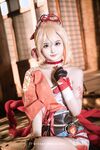 萌新推特00後露臉美少女▌白莉愛吃巧克力▌超美畫風Cos原神宵宮 可愛小蘿莉 三點全露又粉又嫩