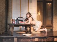 高端ACG業界女神爆機少女▌喵小吉▌清純鄰家《小吉的小鎮生活》掰穴逗乳少女感無敵嫩