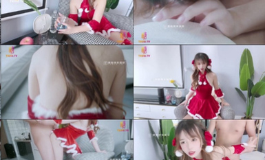 最新超人气爆乳貌美少女▌小桃酱▌圣诞嫩模の约拍精喜 上头湿暖蜜道 口爆女神浓郁鲜汁