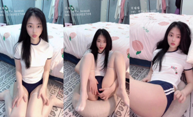 青春無敵 SS級完美露臉推特女神【芋喵喵】11月高價定製，多種情趣制服道具自嗨白漿超多 合集（6）