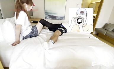 『印象足拍』極品流出 JK女孩➕LO裙➕口交➕足交➕啪啪➕內射 多角度拍攝 (2)