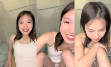 鄰家女神的淫盪一面你，【桃子魚】，清純害羞，被男友連操了好幾天 (15)