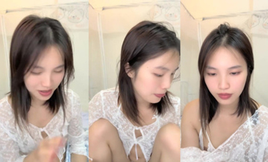 鄰家女神的淫盪一面你，【桃子魚】，清純害羞，被男友連操了好幾天 (5)