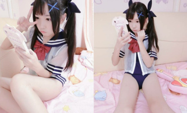 清純雙馬尾人形小母狗『工口小妖精』福利私拍，超極品合法卡哇伊小蘿莉 超高顏值 清純淫靡並存①