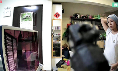 2024-05-26_臺北家庭監控_[內褲全裸]_妹妹起床_姊姊長裙穿反_妹妹洗完澡跟爸爸看影片