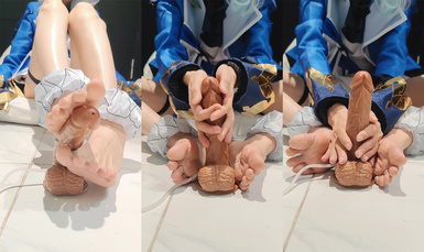 推特小琪琪文文 原神 水神 芙寧娜 模擬足交