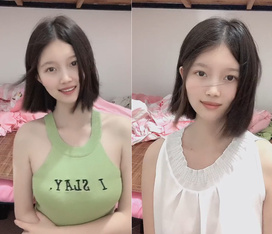 顏值白嫩清純的大學生開直播，人前是清純小甜妹，私下裡給榜一大哥私拍福利，還和榜一大哥線下約炮，被榜一大哥流出