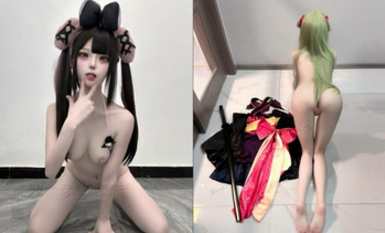 天生蘿莉體，超級網紅嫩妹【糕糕】飛機福利視圖集，無毛嫩鮑，裸舞自慰露出，純純小母狗 (3)