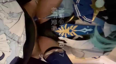 喜歡cos的小母狗嫩妹『桐下愛希』優菈 (2)