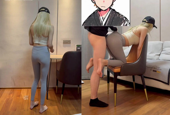 深情小K8月15日最新 《00後金發騷妹》穿個瑜伽服就來找我了，不過身材是真的很頂啊