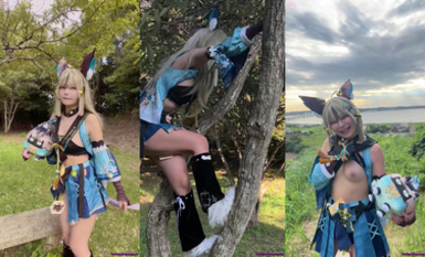 顏值不錯，拍攝質量都挺高的，每期都是不同的cosplay角色，擼點肯定夠用的，還不錯 (38)