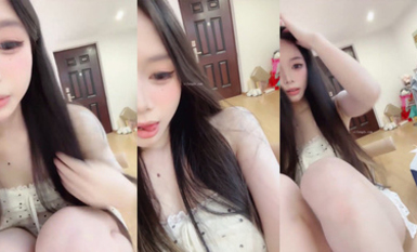 【粉嫩小白兔】水晶雞巴自慰白漿